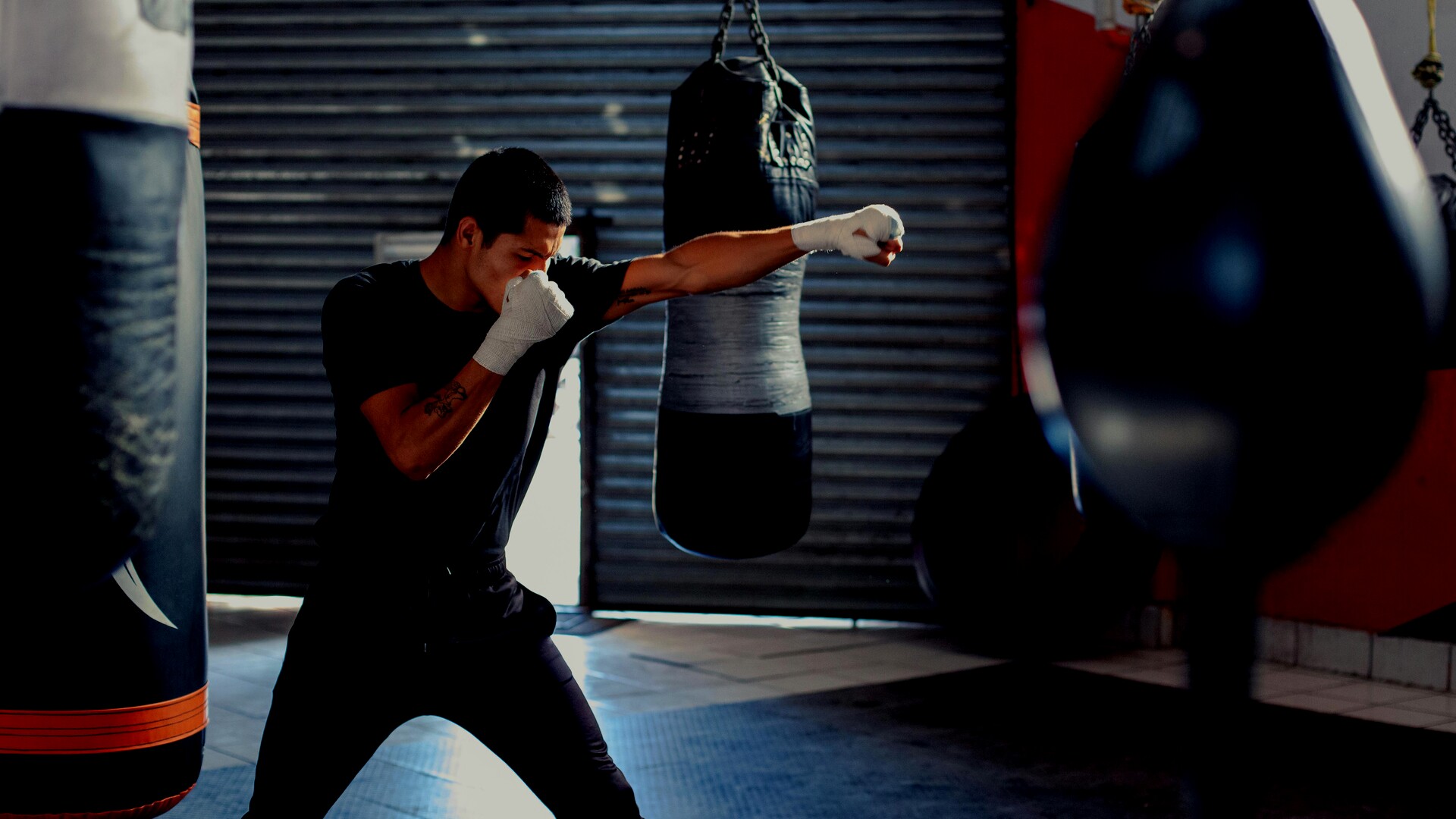 Boxing / Kickboxing class at Rogue Combat Arts